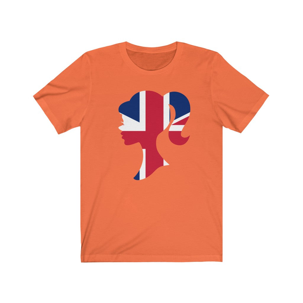 United Kingdom Girl Flag Premium Tee - Unisex