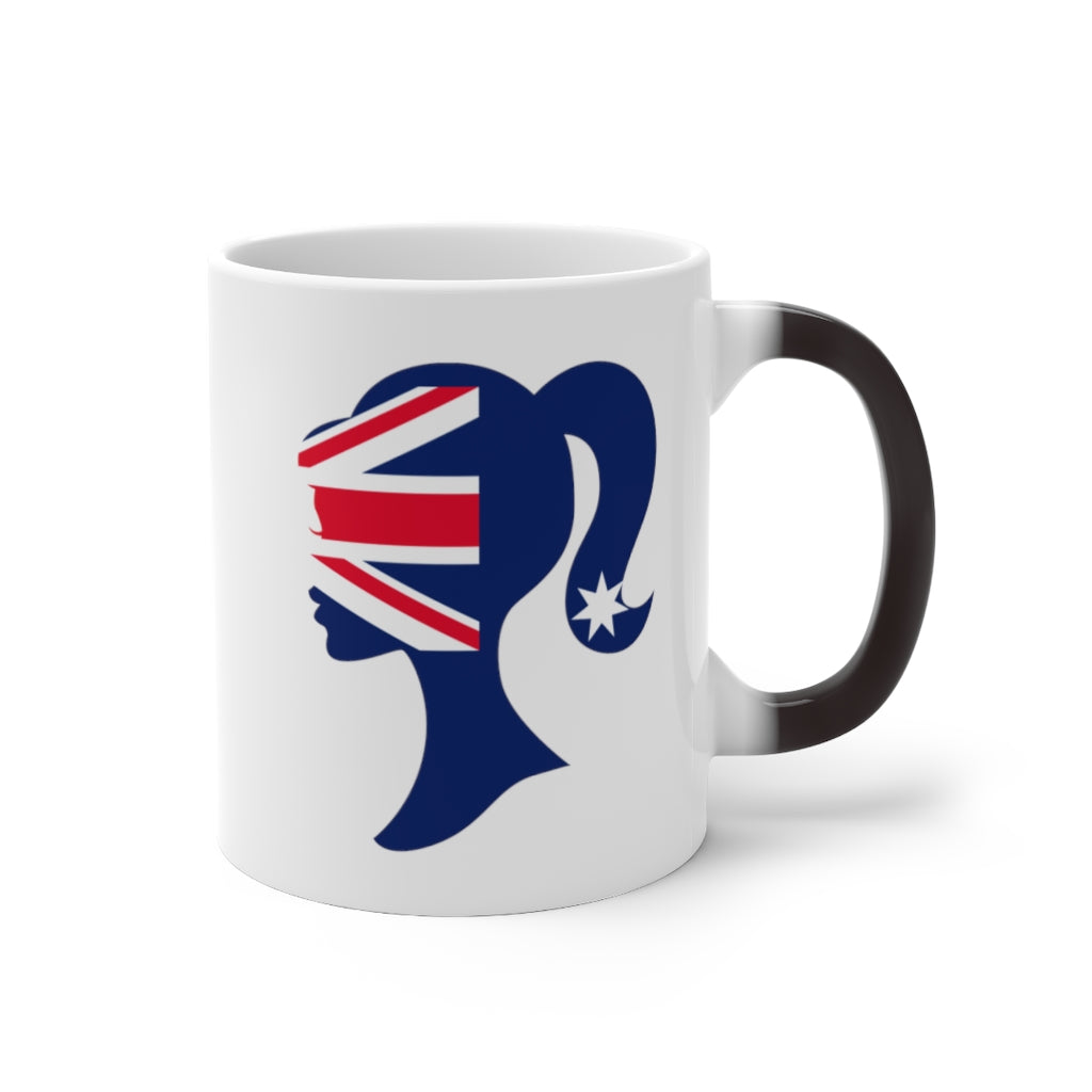 Australia Girl Color Changing Mug