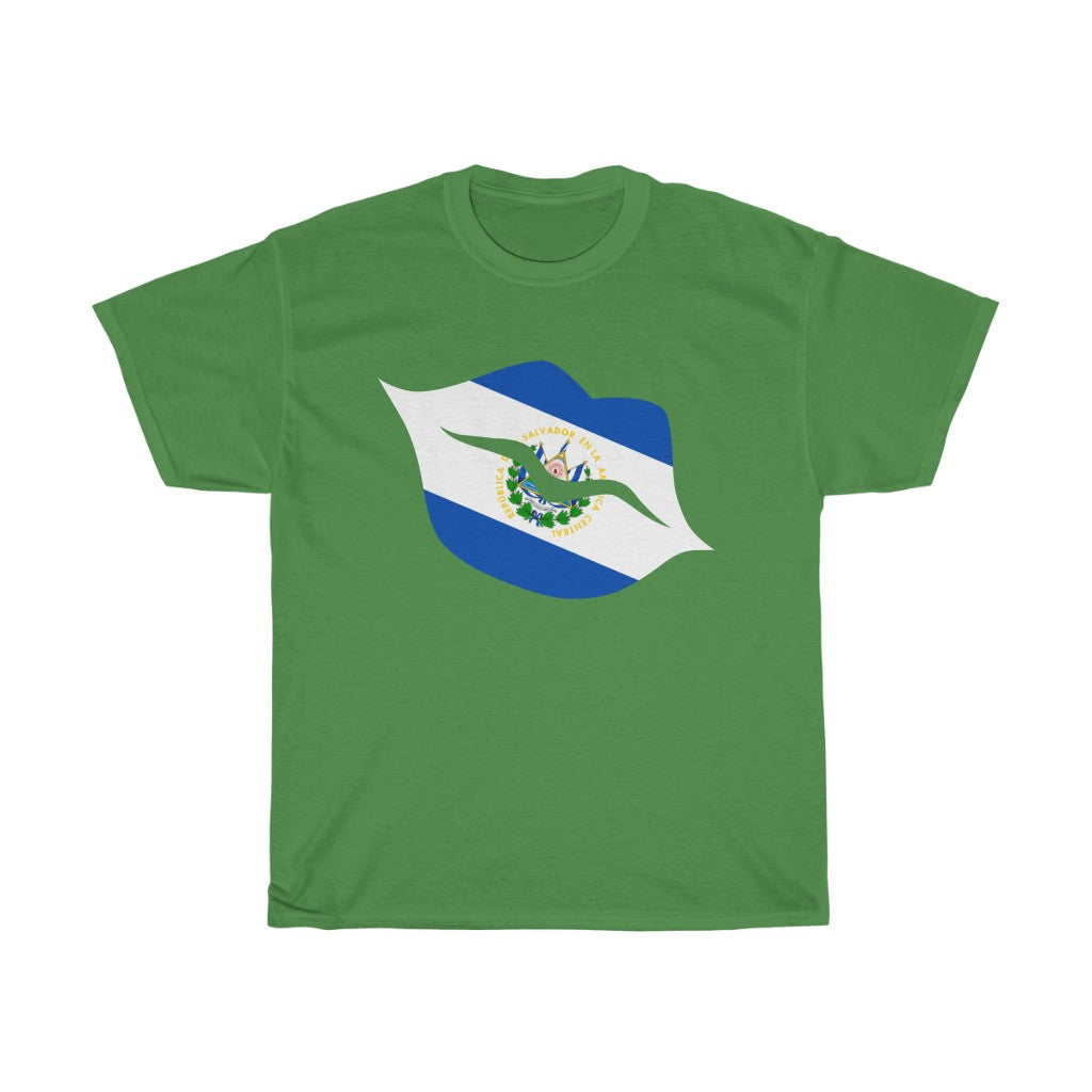 El Salvador Lips Flag Standard Tee - Unisex