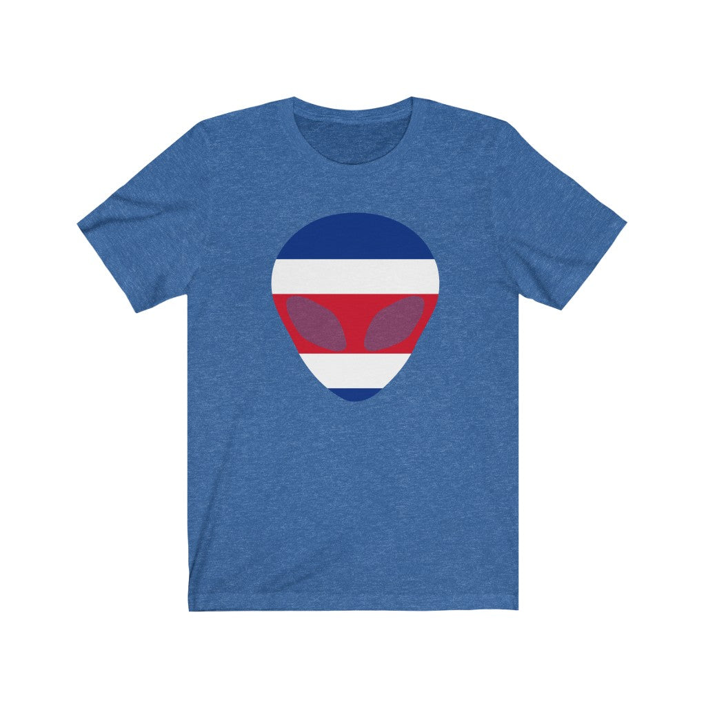 Costa Rica Alien Flag Premium Tee - Unisex