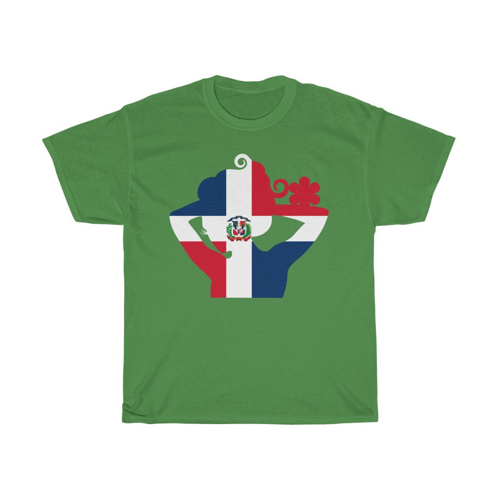 Dominican Republic Lady Flag Standard Tee - Unisex