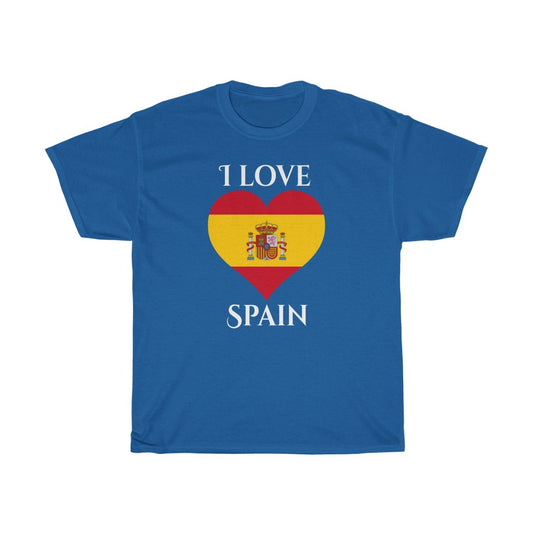 Spain Heart Flag Standard Tee 2 - Unisex