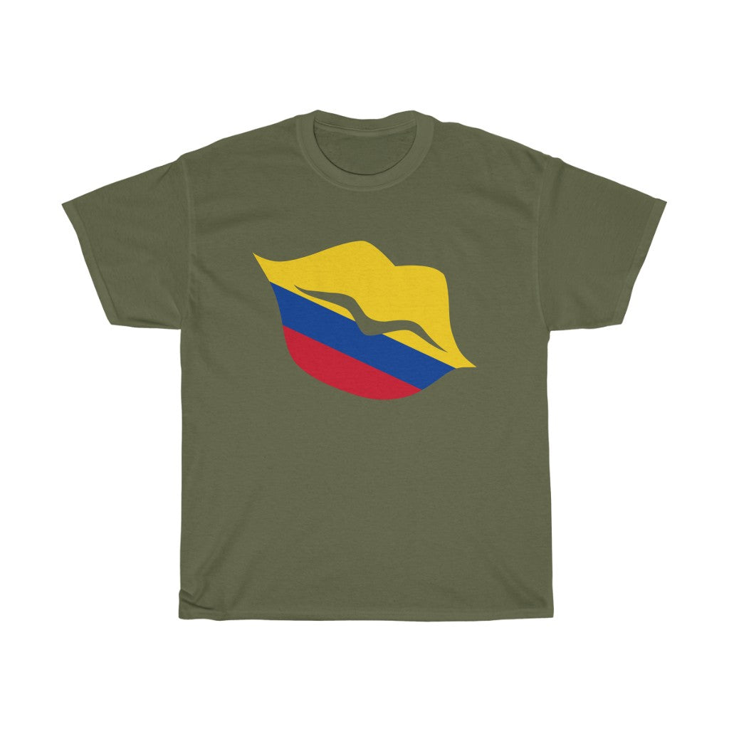 Colombia Lips Flag Standard Tee - Unisex