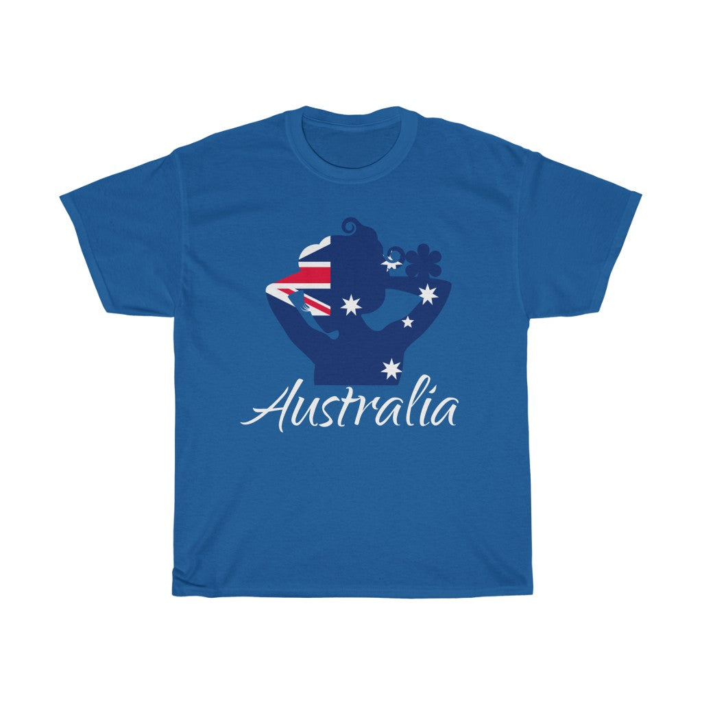 Australia Lady Flag Standard Tee 2 - Unisex