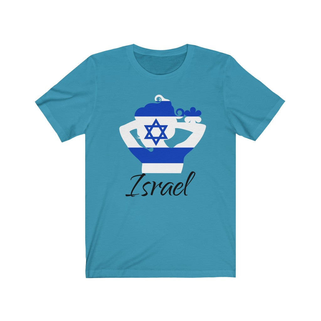 Israel Lady Flag Premium Tee 1 - Unisex
