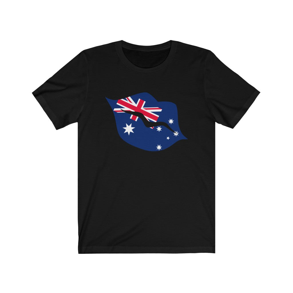 Australia Lips Flag Premium Tee - Unisex