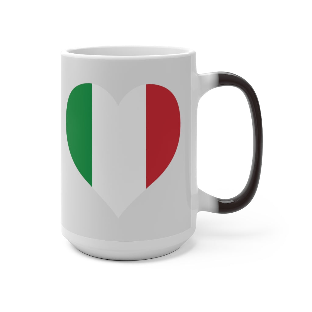 Italy Heart Color Changing Mug