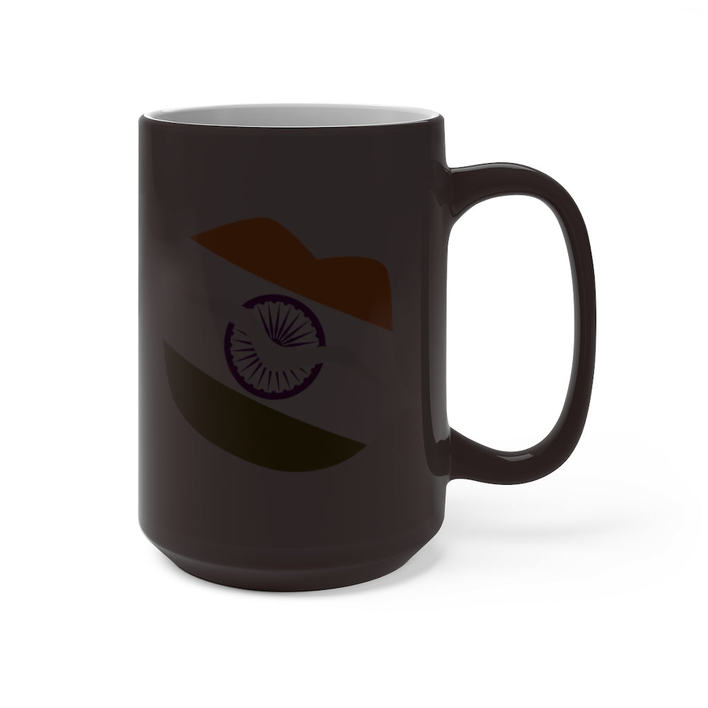 India Lips Color Changing Mug