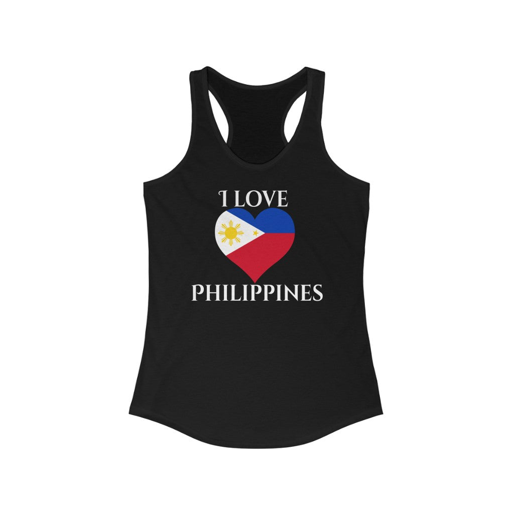Philippines Heart Flag Tank 2 - Women