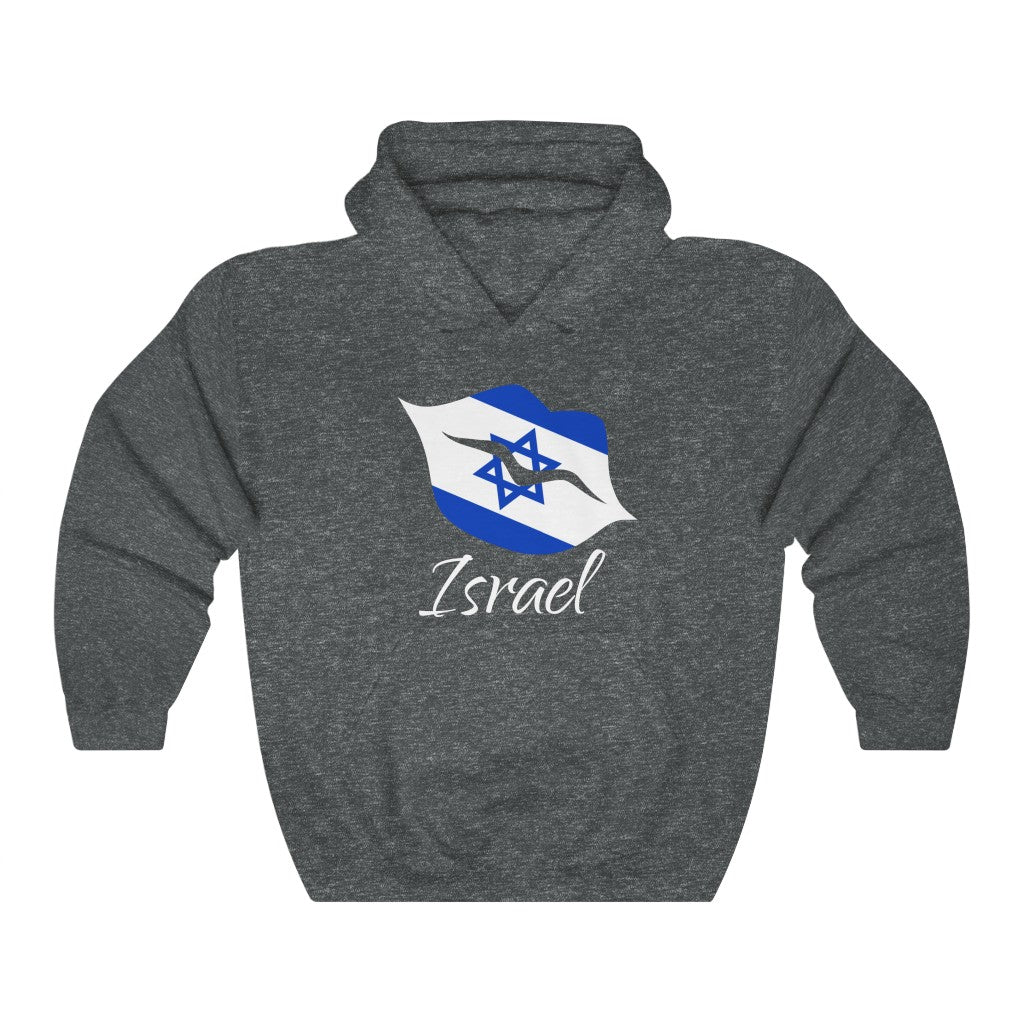 Israel Lips Flag Hoodie Sweatshirt 2 - Unisex