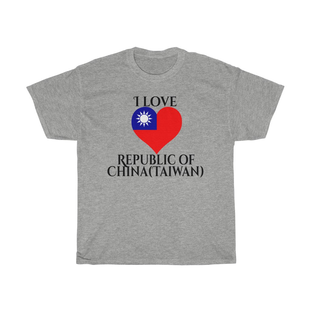 Republic of China - Taiwan Heart Flag Standard Tee 1 - Unisex