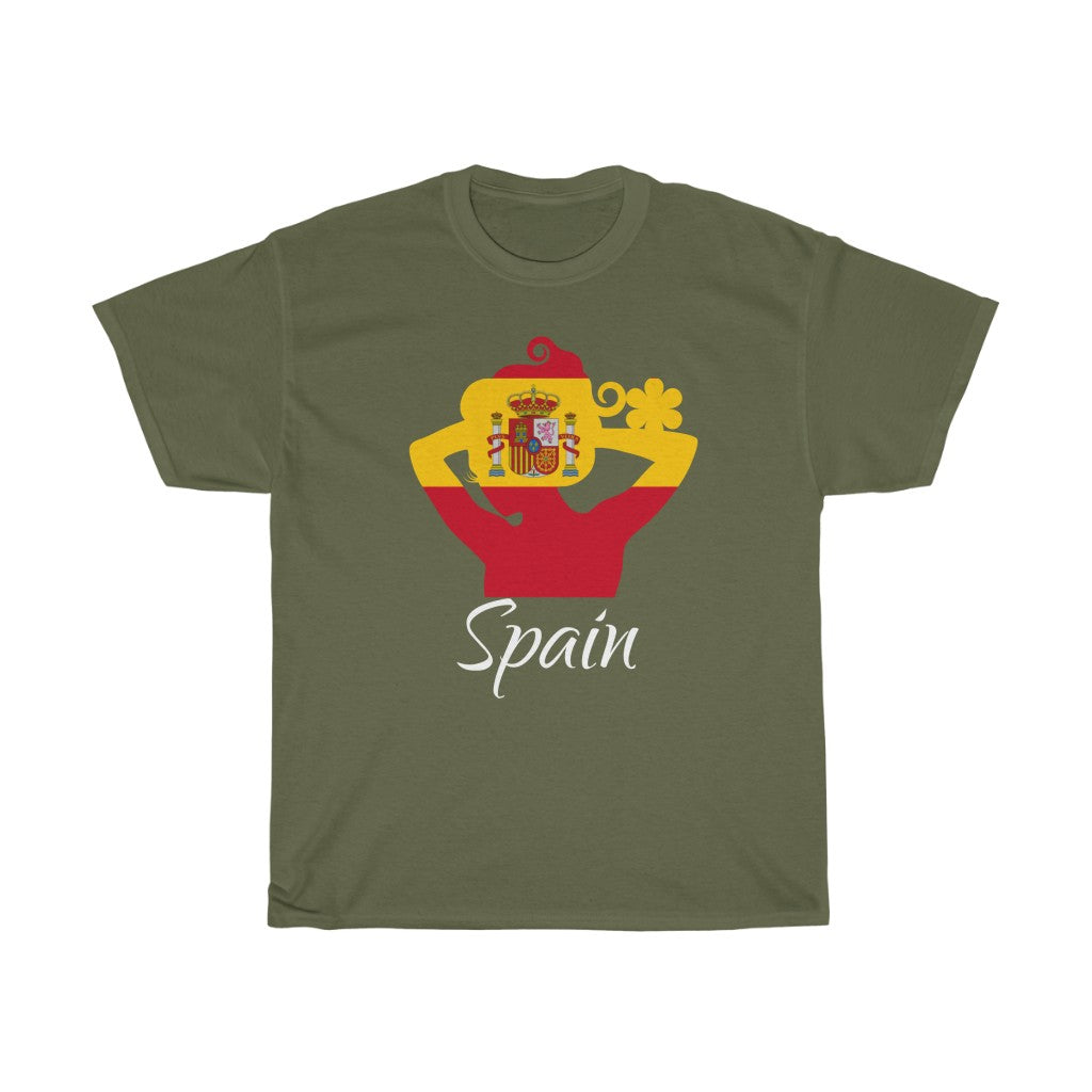 Spain Lady Flag Standard Tee 2 - Unisex