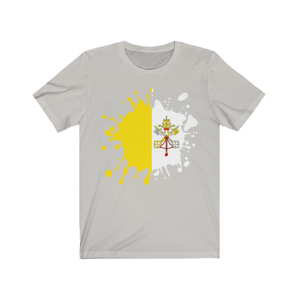 Holy See Splat Flag Premium Tee - Unisex