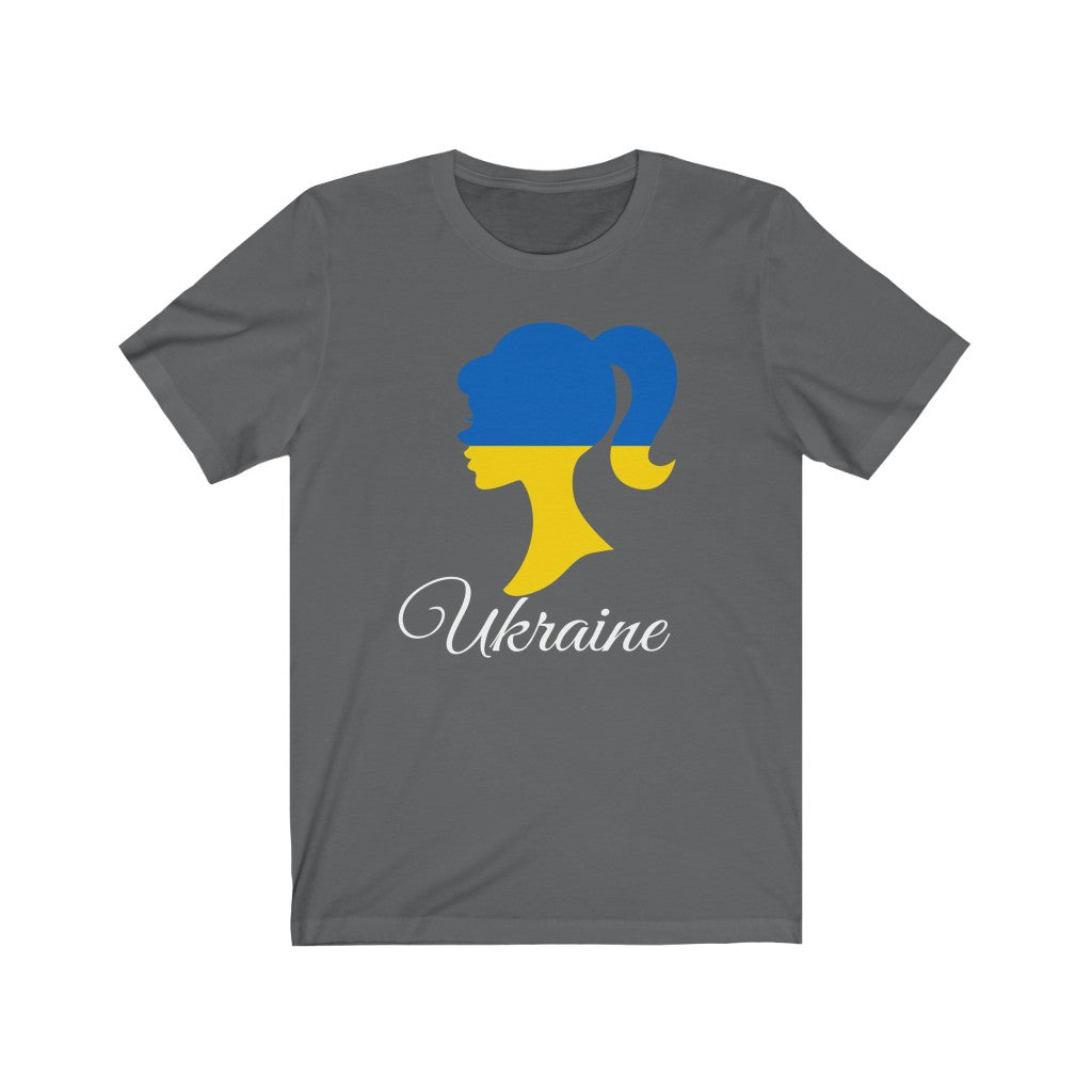 Ukraine Girl Flag Premium Tee 2 - Unisex