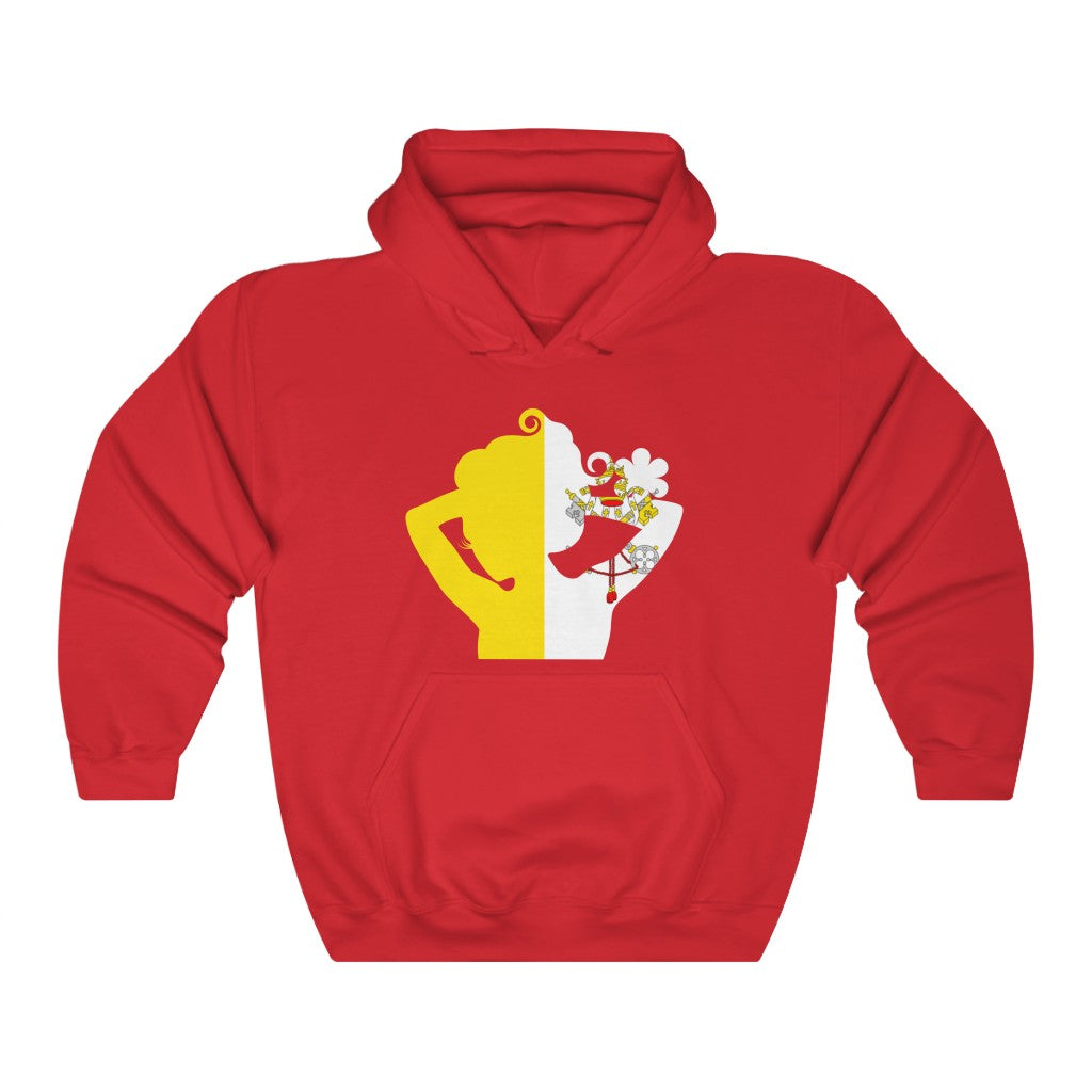 Holy See Lady Flag Hoodie Sweatshirt - Unisex