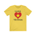 Vietnam Heart Flag Premium Tee 1 - Unisex