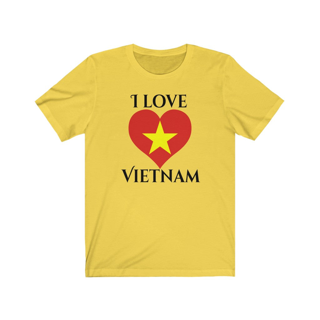 Vietnam Heart Flag Premium Tee 1 - Unisex