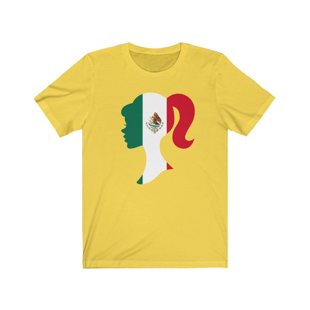 Mexico Girl Flag Premium Tee - Unisex