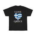 Greece Heart Flag Standard Tee 2 - Unisex
