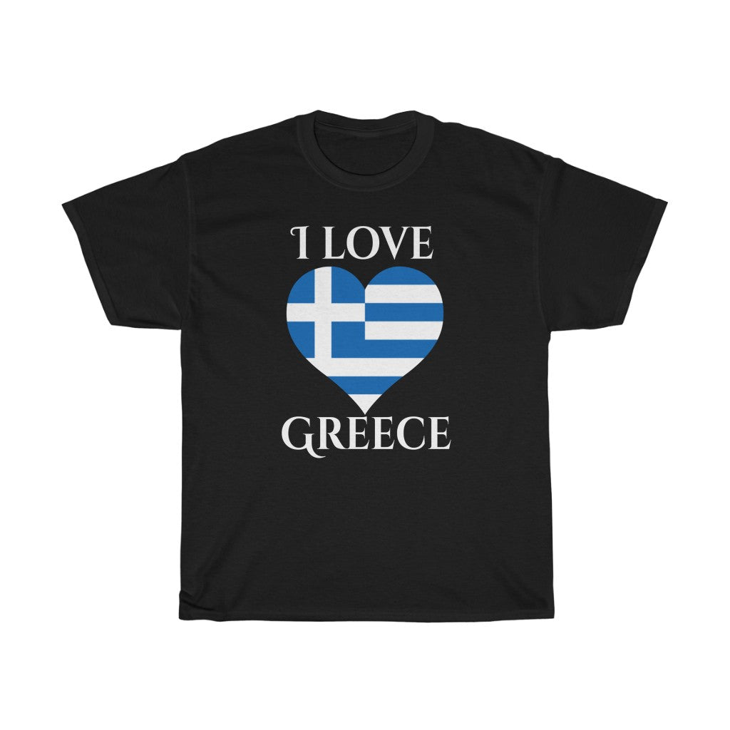 Greece Heart Flag Standard Tee 2 - Unisex