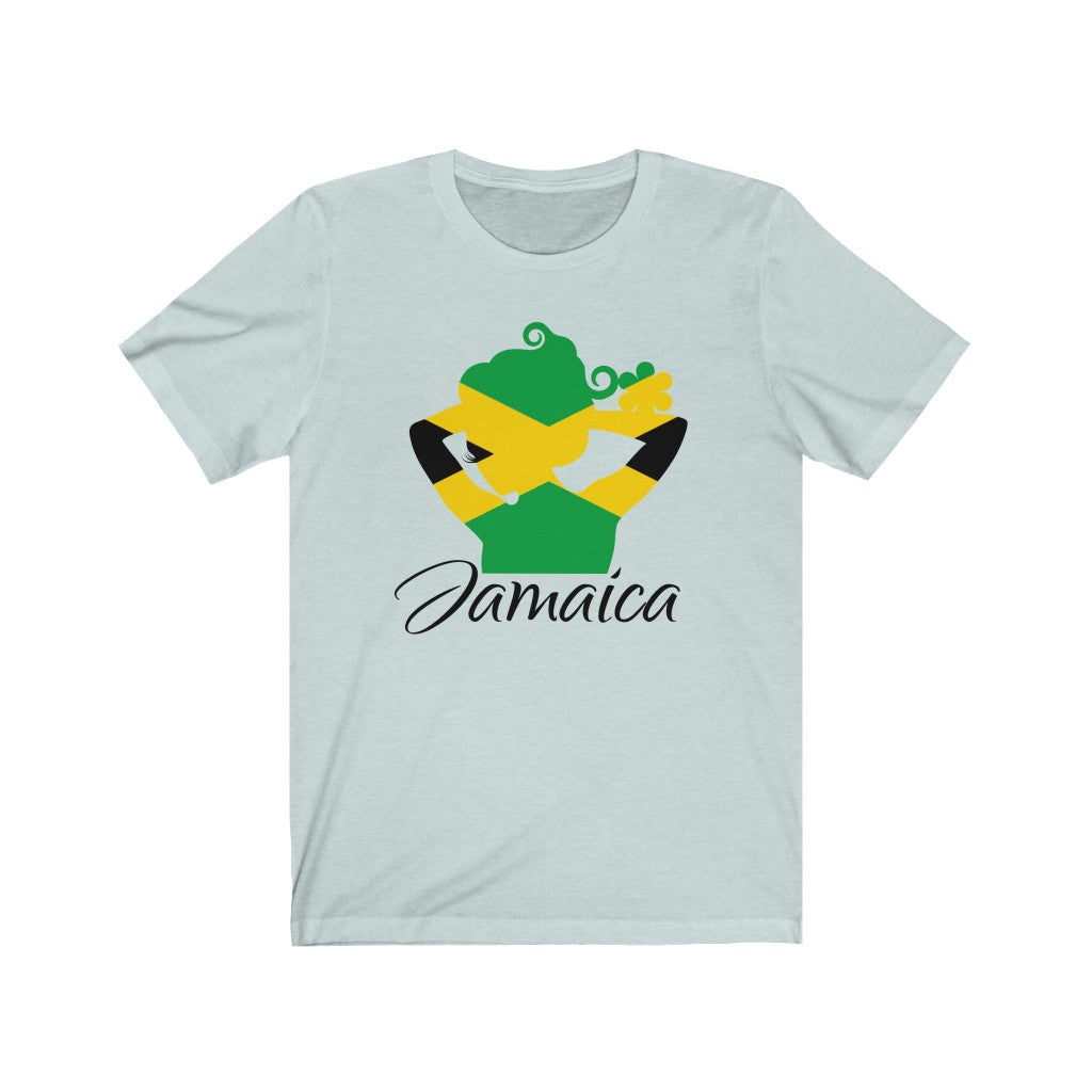Jamaica Lady Flag Premium Tee 1 - Unisex