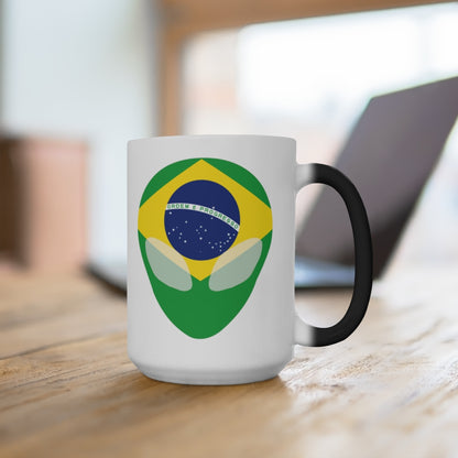 Brazil Alien Color Changing Mug