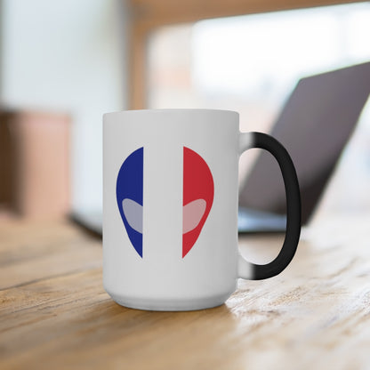 France Alien Color Changing Mug