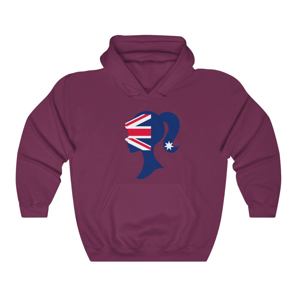 Australia Girl Flag Hoodie Sweatshirt - Unisex