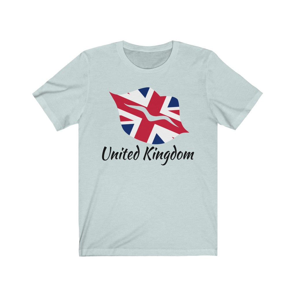 United Kingdom Lips Flag Premium Tee 1 - Unisex