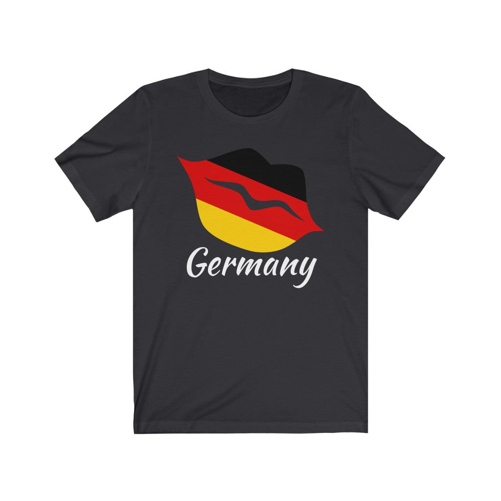 Germany Lips Flag Premium Tee 2 - Unisex