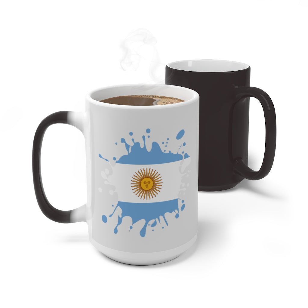 Argentina Splat Color Changing Mug