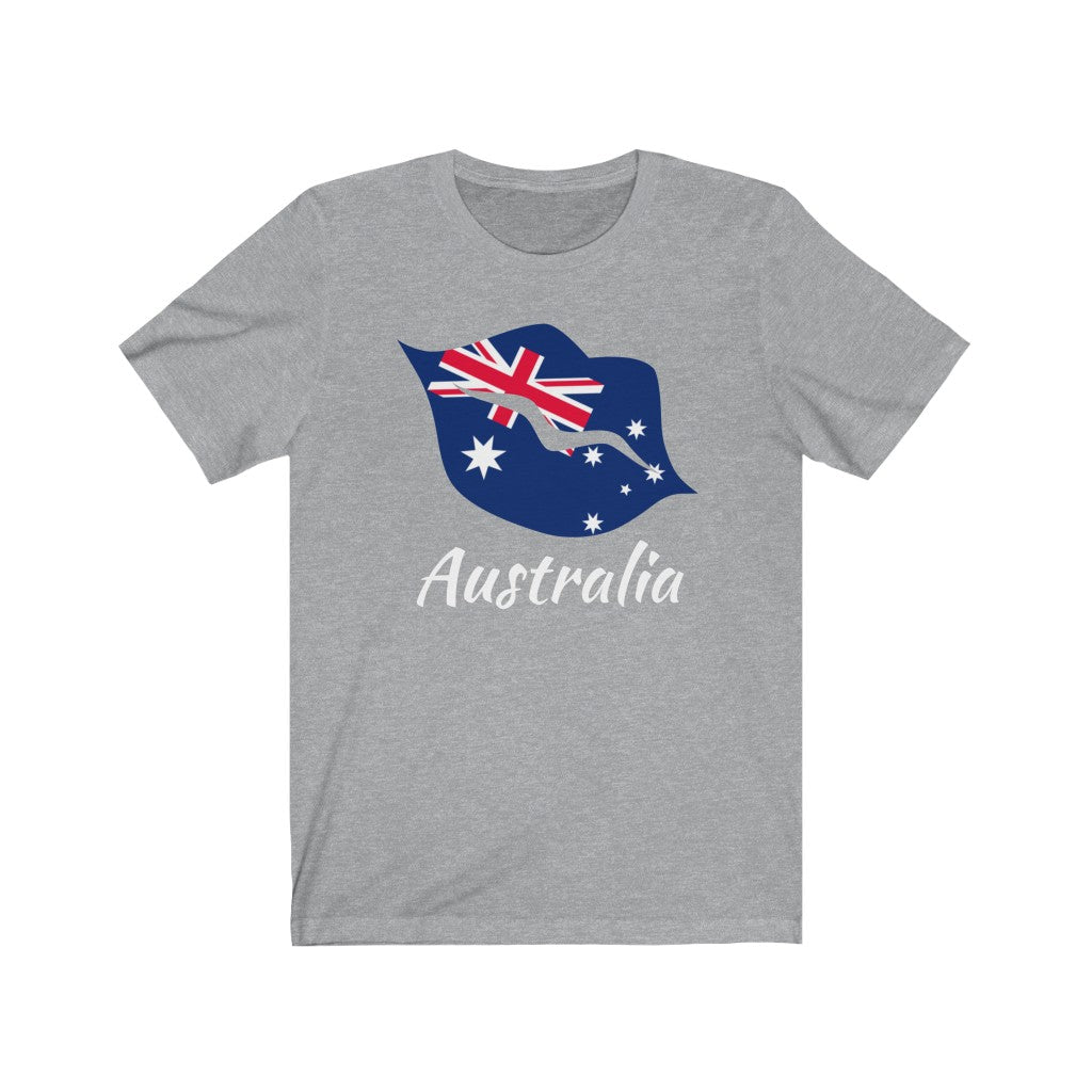 Australia Lips Flag Premium Tee 2 - Unisex