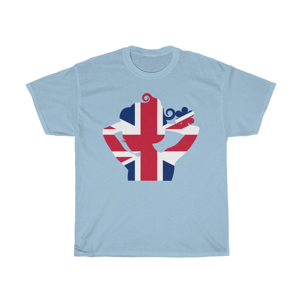 United Kingdom Lady Flag Standard Tee - Unisex