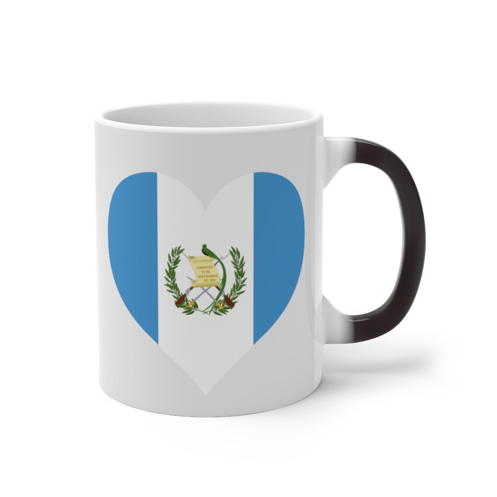 Guatemala Heart Color Changing Mug