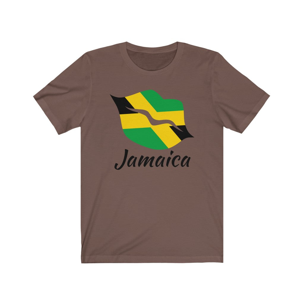 Jamaica Lips Flag Premium Tee 1 - Unisex