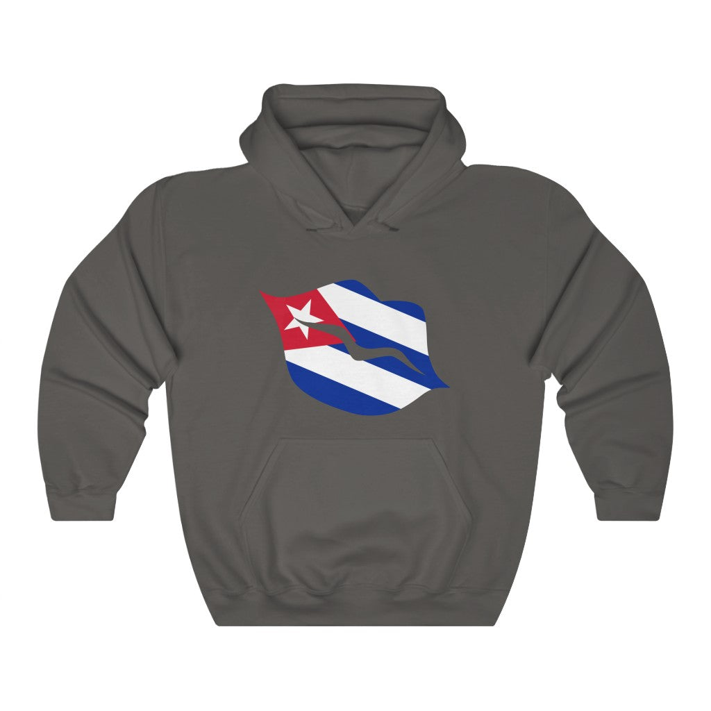 Cuba Lips Flag Hoodie Sweatshirt - Unisex