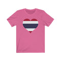 Thailand Heart Flag Premium Tee - Unisex