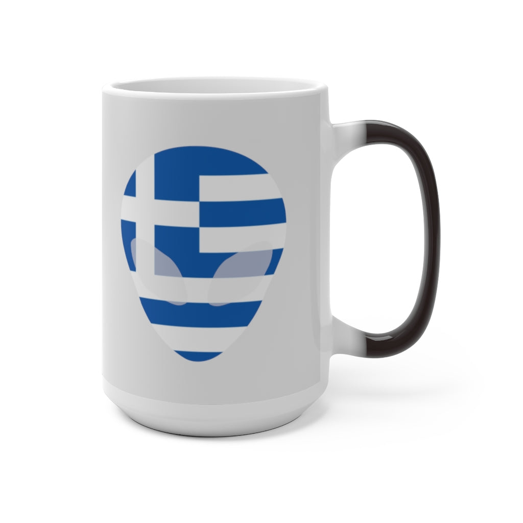 Greece Alien Color Changing Mug
