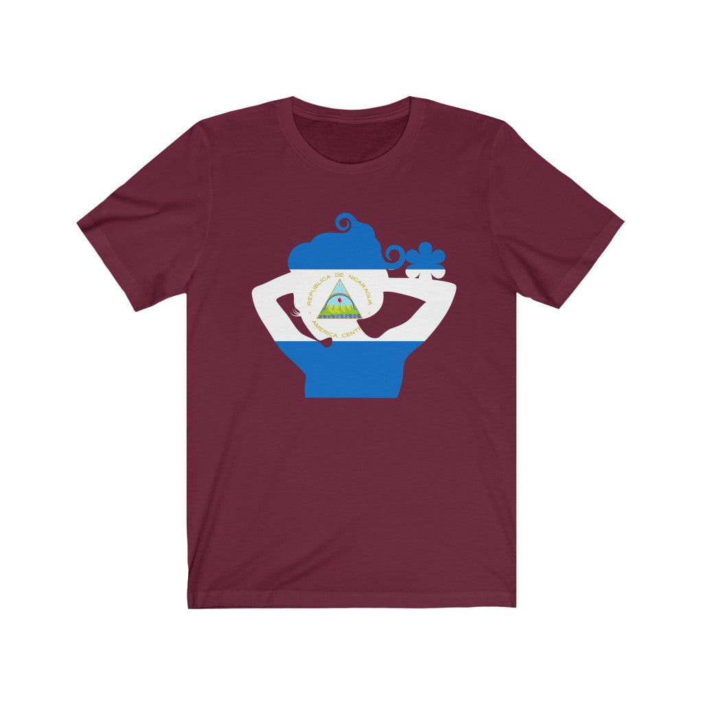Nicaragua Lady Flag Premium Tee - Unisex