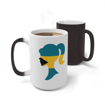 Bahamas Girl Color Changing Mug