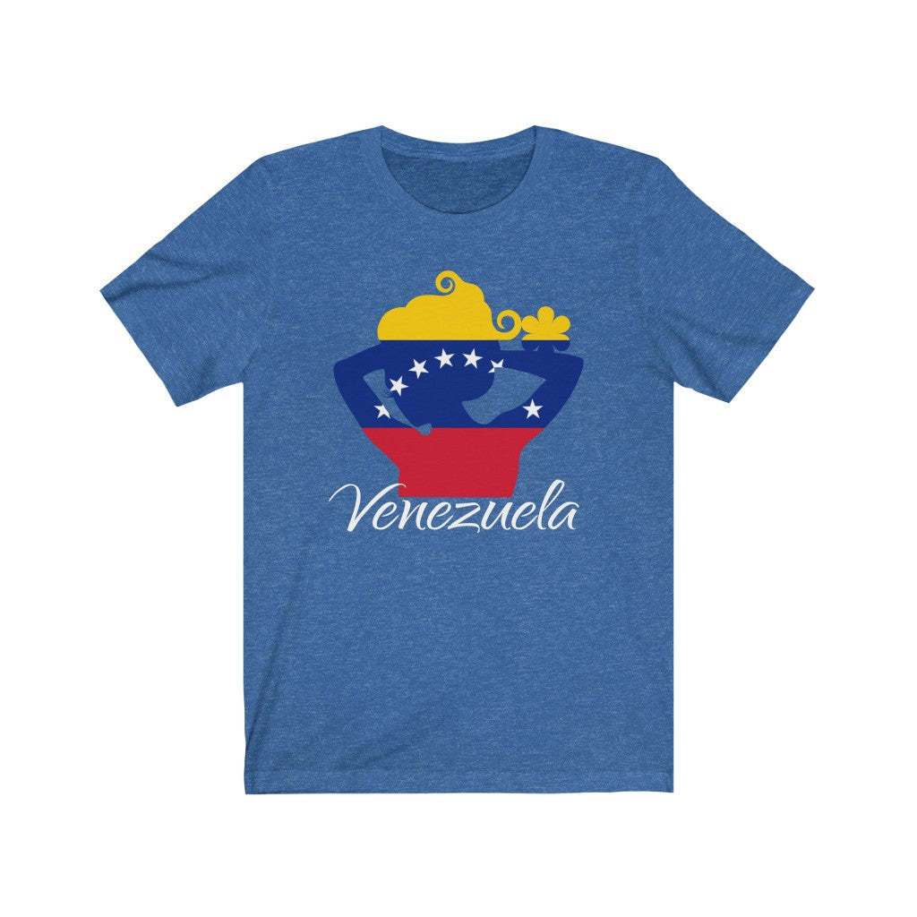 Venezuela Lady Flag Premium Tee 2 - Unisex