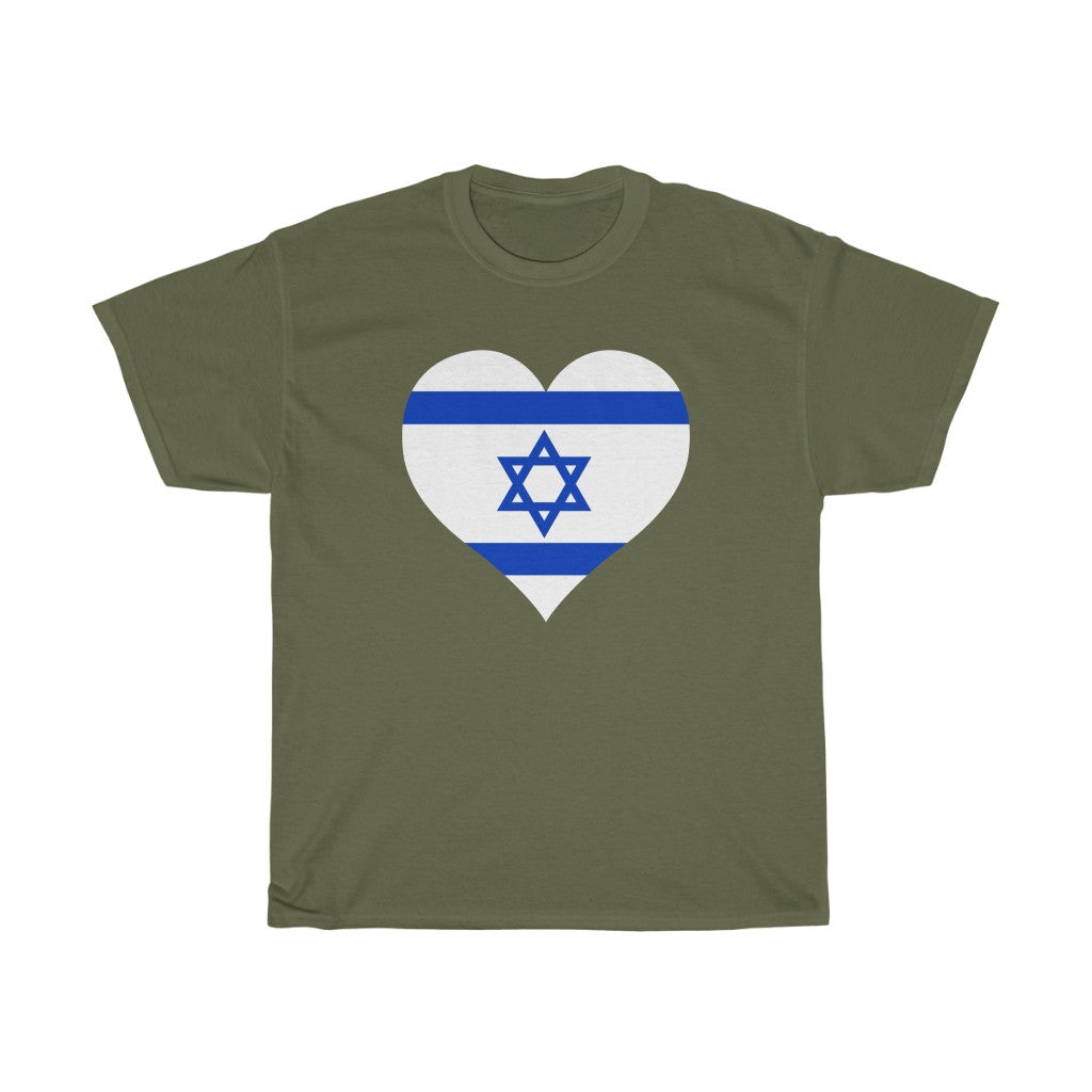 Israel Heart Flag Standard Tee - Unisex