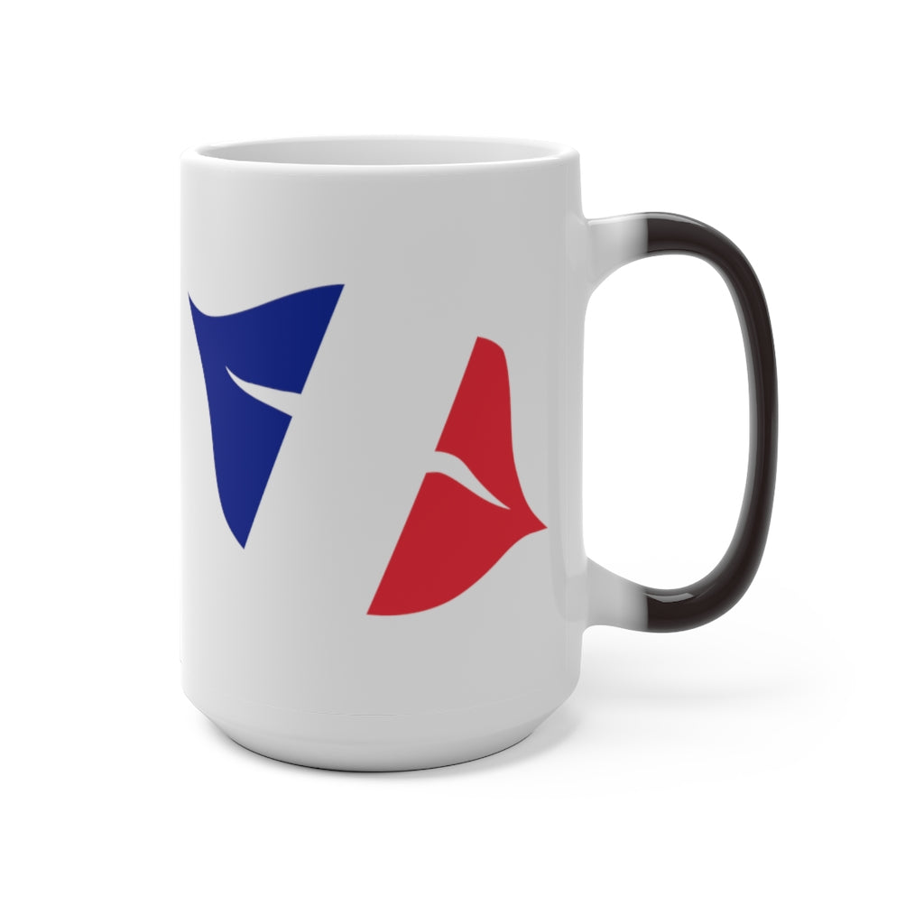 France Lips Color Changing Mug