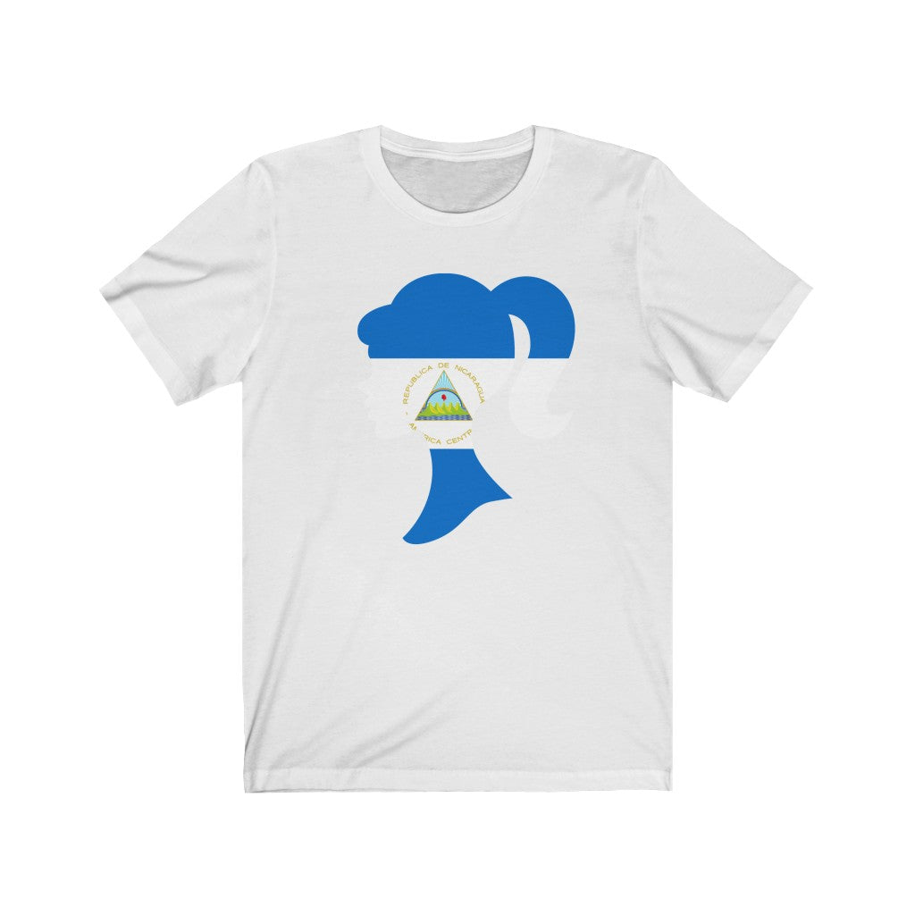 Nicaragua Girl Flag Premium Tee - Unisex