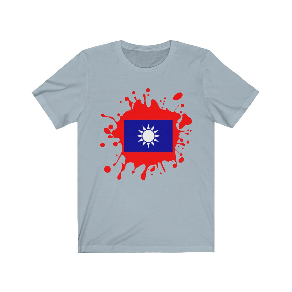 Republic of China (Taiwan) Splat Flag Premium Tee - Unisex