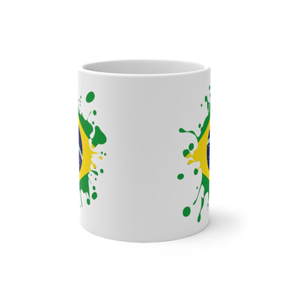 Brazil Splat Color Changing Mug