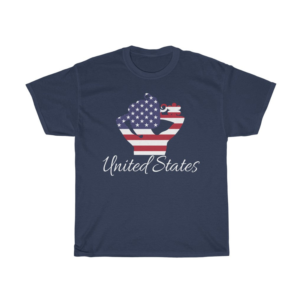 United States of America Lady Flag Standard Tee 2 - Unisex