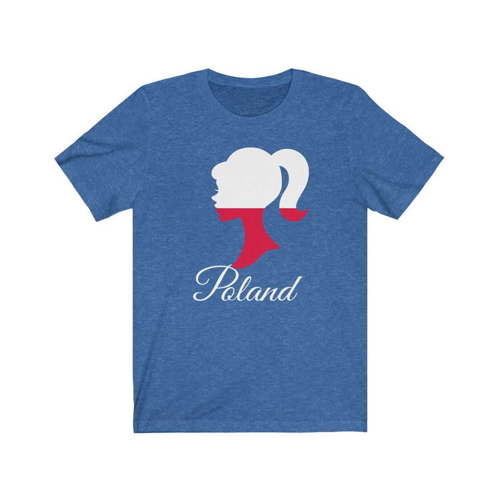 Poland Girl Flag Premium Tee 2 - Unisex