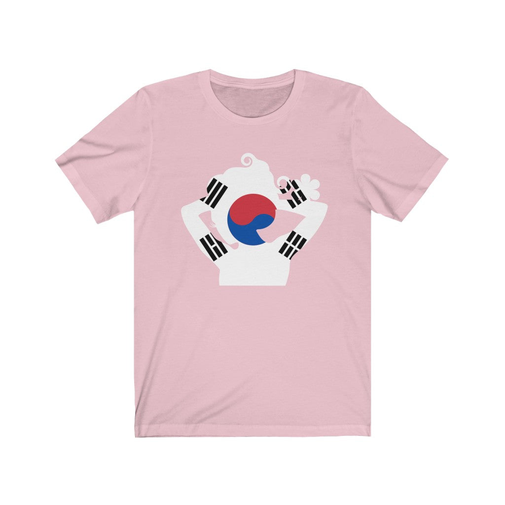 South Korea Lady Flag Premium Tee - Unisex
