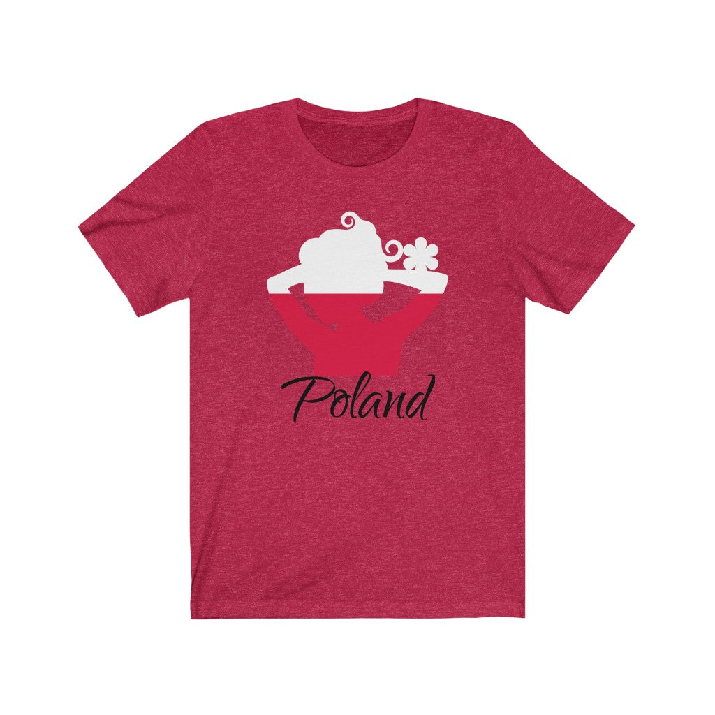 Poland Lady Flag Premium Tee 1 - Unisex